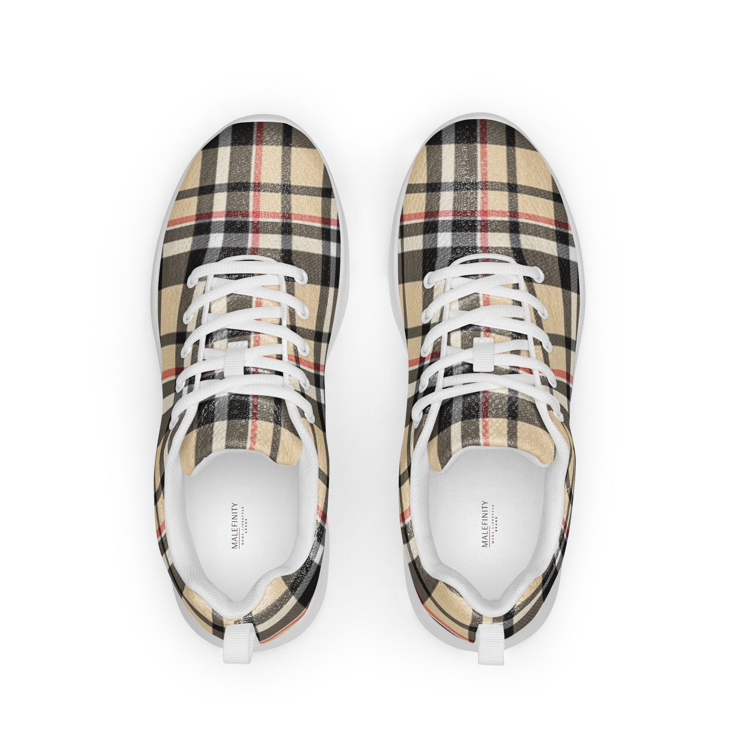 Men’s Luxury Plaid Athletic shoes