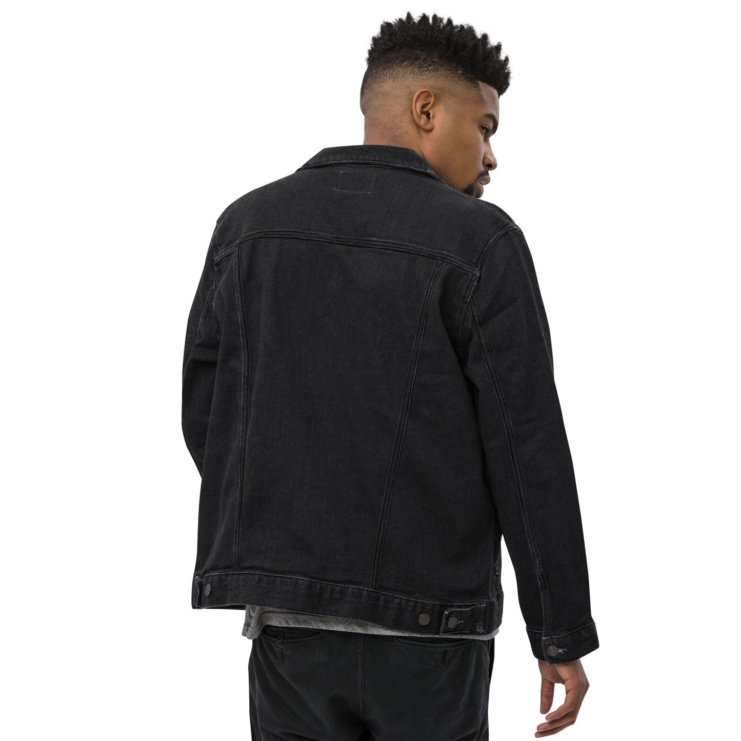 LUXURY BLACK DEMIN JACKET