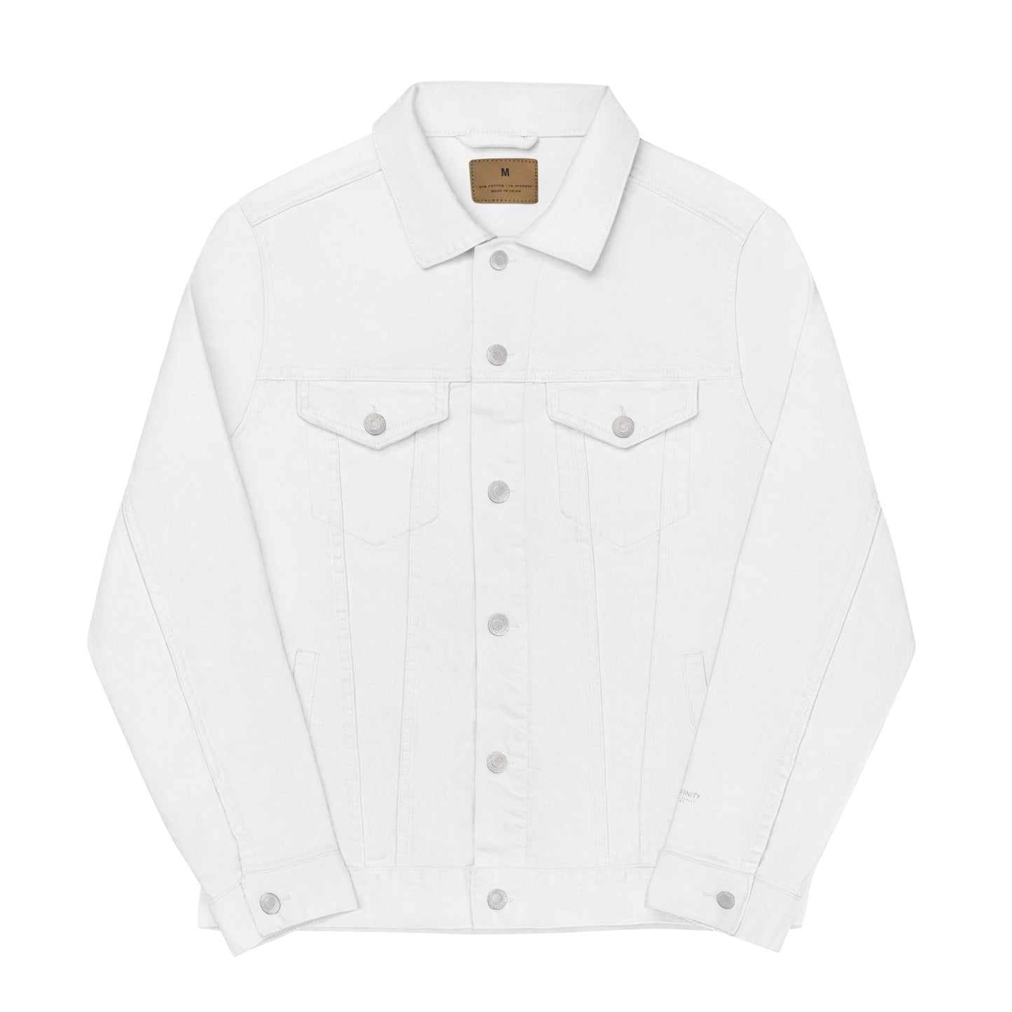 Luxury White Denim Jacket