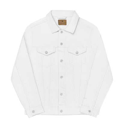 Luxury White Denim Jacket