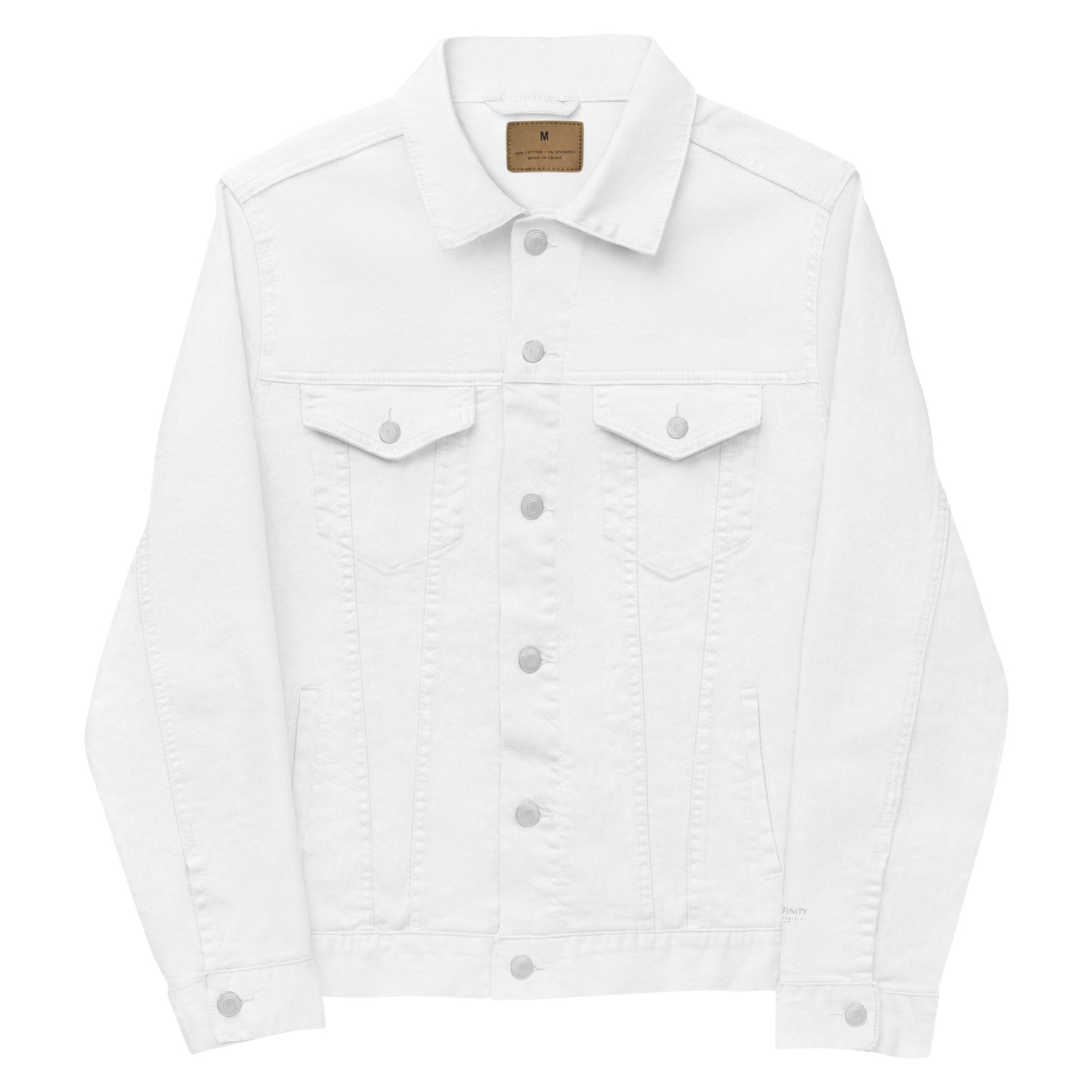 Luxury White Denim Jacket