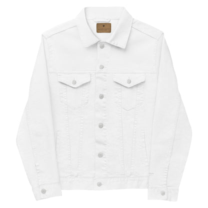 Luxury White Denim Jacket